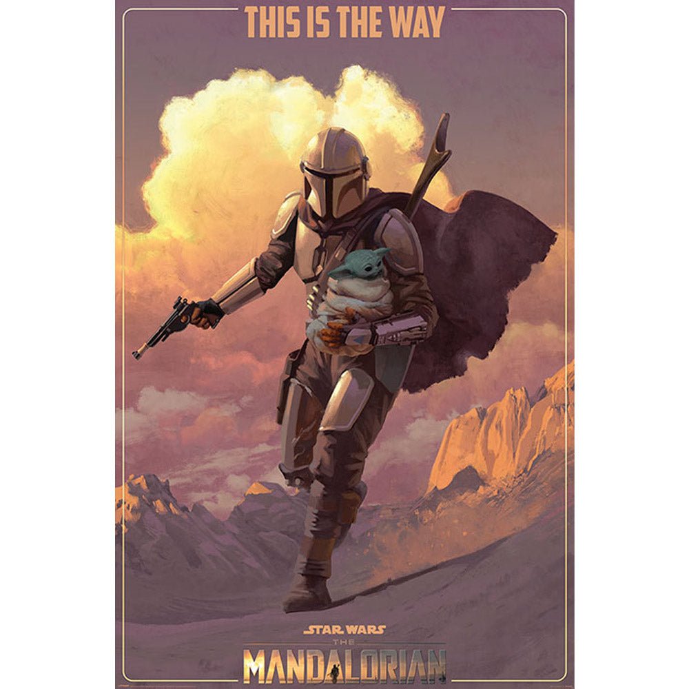 THE MANDALORIAN スターウォーズ - On The Run / ポスター - PGS